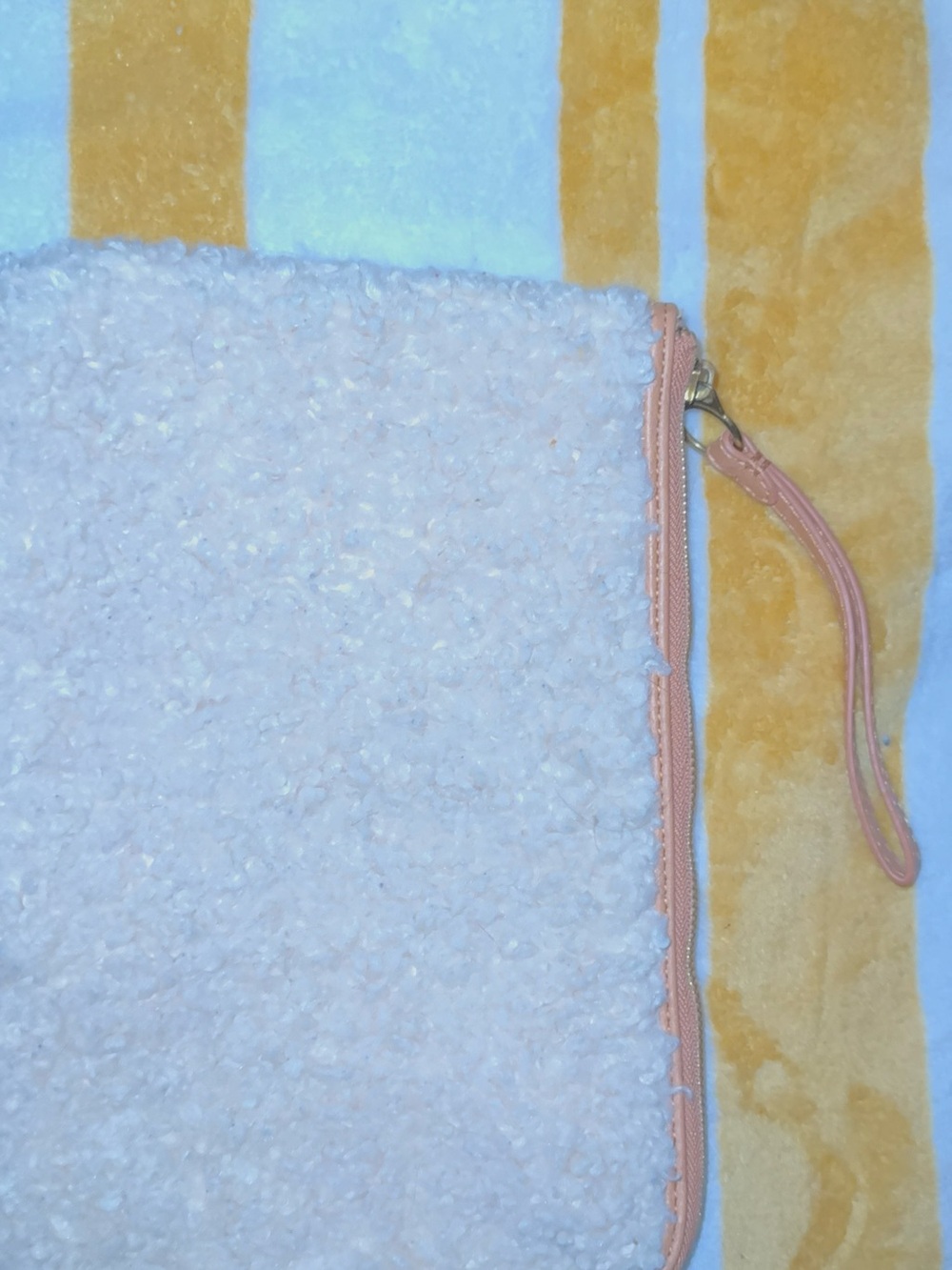 Large Shearling Wristlet - Picture 3 of 5